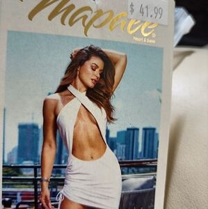 White Backless Dress